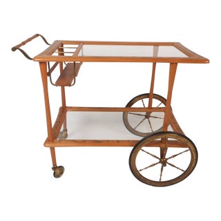 Mid-Century Modern Italian Bar Cart For Sale