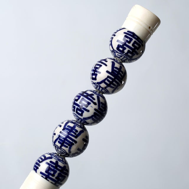 Contemporary Black & White Ceramic Ball Calligraphy Brush For Sale - Image 4 of 8