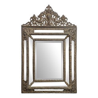 Napoleon III Louis XIII Style Mirror with Beading For Sale