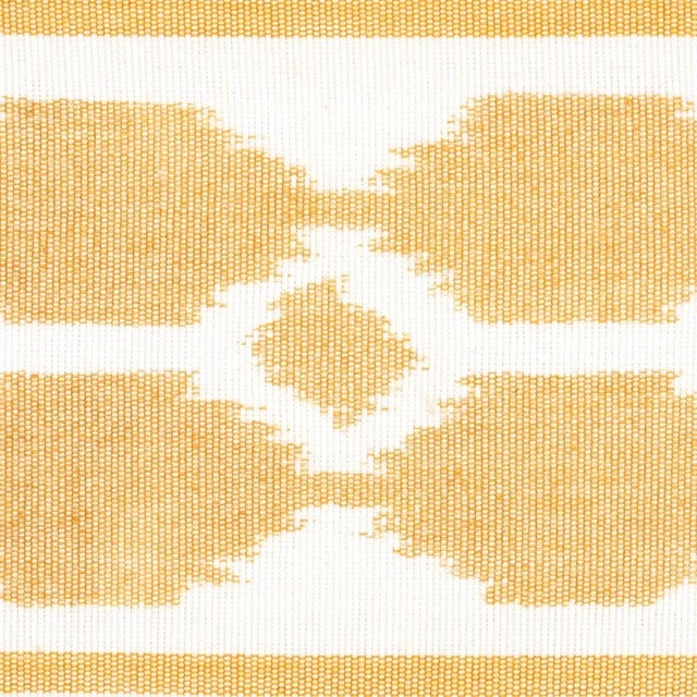 Contemporary Schumacher Telia Tape In Ochre For Sale - Image 3 of 5