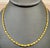 Gold 24 Karat Pure Gold Hand Made Yellow Gold Bead Necklace, 13 Gm, 18 Inch For Sale - Image 8 of 8