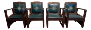 Syrian Armchairs, Set of 4