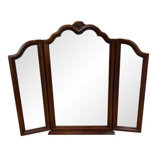 Lexington Cherry Triple Mirror For Sale