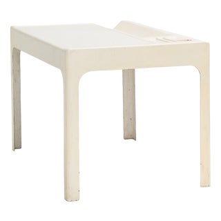 Vintage White Ozoo Desk by Marc Berthiers for Roche Bobois, 1960s For Sale