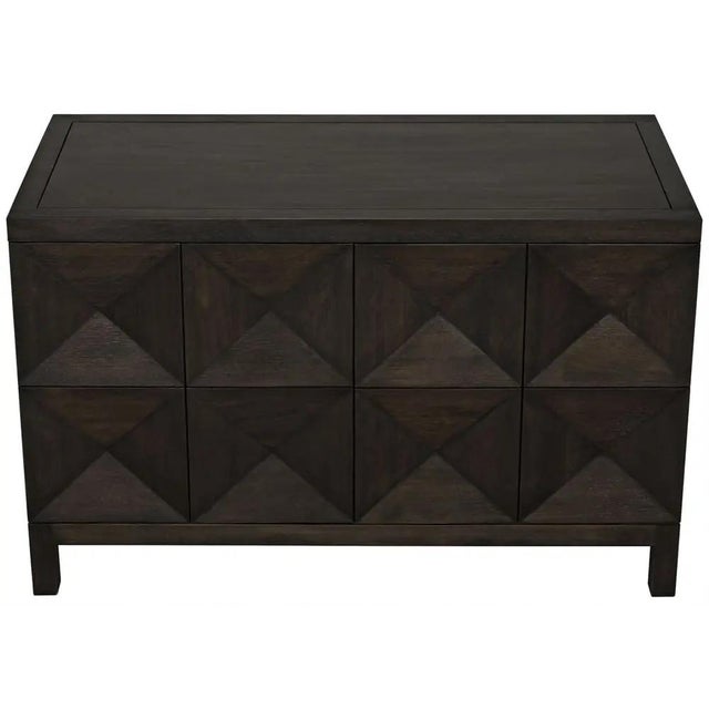 Mid-Century Modern NOIR Quadrant 2 Door Sideboard, Ebony Walnut For Sale - Image 3 of 9