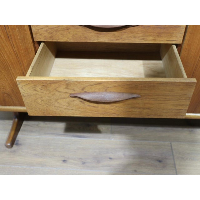 Mid Century Modern Vintage Teak Credenza Sideboard by Austinsuite Wide For Sale - Image 15 of 15