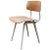 Vintage Metal & Wood Revolt Chair by Friso Kramer for Ahrend de Cirkel For Sale - Image 6 of 7