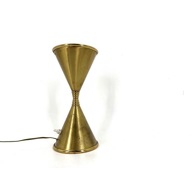 1960s Mid-Century Brass Clessidra Table Lamp by Angelo Lelli for Arredoluce, 196, 1960 For Sale - Image 5 of 10