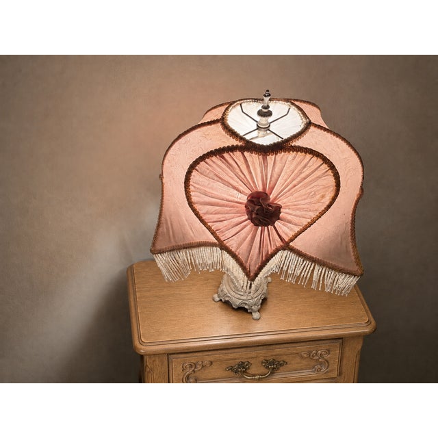 Vintage Hollywood Regency Style Cherub Table Lamp For Sale - Image 9 of 9