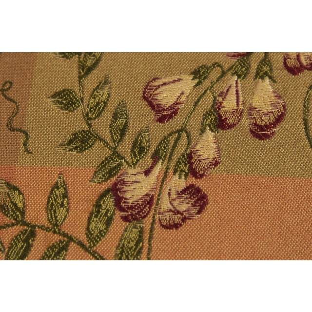 Vintage French Provincial Upholstered Love Seat Settee For Sale - Image 11 of 18