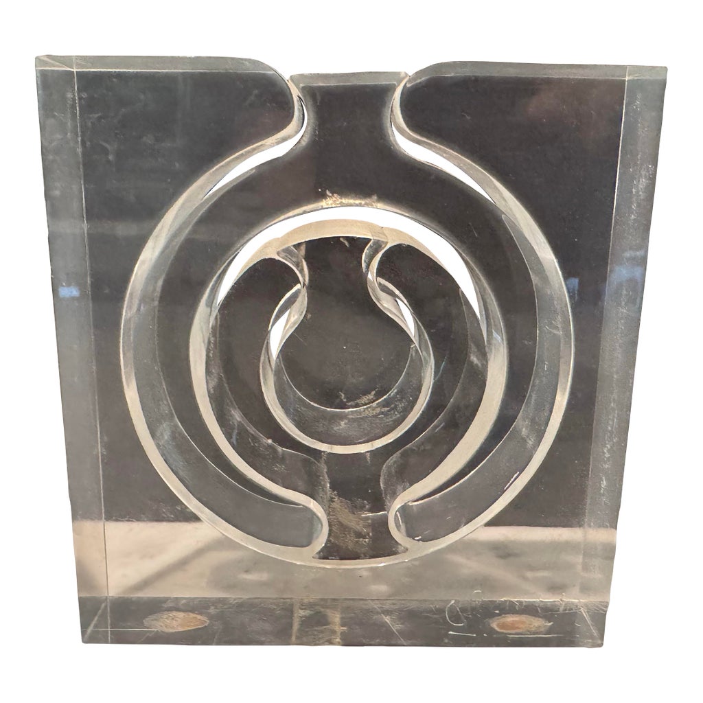 Vintage Lucite Sculpture | Chairish