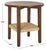 Contemporary Rakoma 1 Shelf End Table in Walnut For Sale - Image 3 of 7
