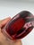 Rare Vintage Orrefors Expo Cased Glass Vase, Nils Landberg Red Art Glass For Sale In Philadelphia - Image 6 of 6