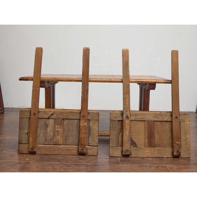 Mid 19th Century 19th-Century French Fruitwood Extension Dining Table With Two Leaves For Sale - Image 5 of 11