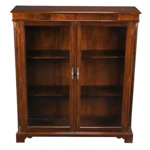Mahogany Two Door Bookcase