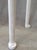 Antique Pine Nightstands Painted White With Gray Banding and Black Tops - A Pair For Sale - Image 12 of 17