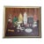 1950’s Original MCM Rustic Still Life Painting in Original Frame and Signed For Sale
