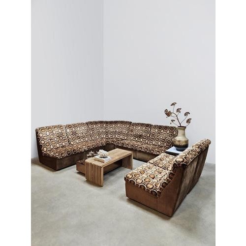 Vintage Modular Lounge Sofa, 1970s, Set of 7 For Sale - Image 4 of 10
