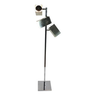 Three Light Floor Lamp by Koch & Lowy 1970's For Sale