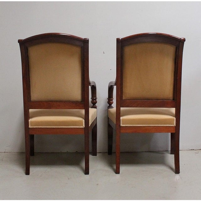 Set of Mahogany Armchairs, Early 19th Century For Sale - Image 15 of 18
