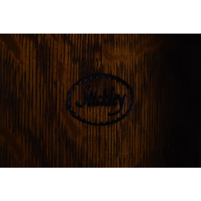 Stickley Mission Oak Arts & Crafts Grandfather Clock For Sale - Image 10 of 12