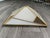 Vintage Pyramid Ceiling Lamp in Glass and Metal, 1970s For Sale - Image 4 of 12