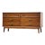 Walnut Mid Century Modern Dresser For Sale
