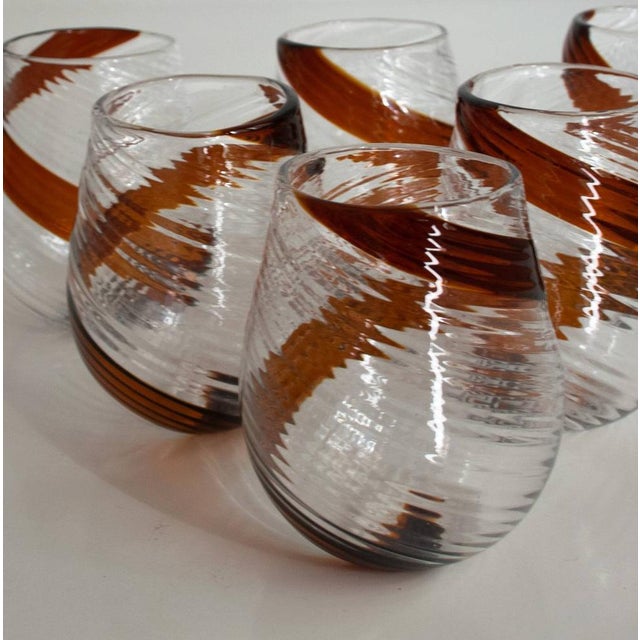 Italian Whiskey Drinking Glasses by Maryana Iskra, Set of 6 For Sale - Image 13 of 16