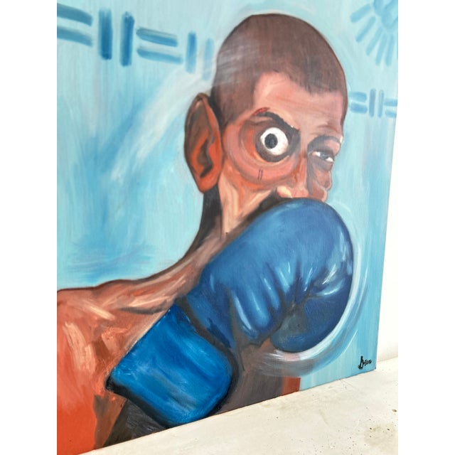 2020s "Stand Up", Oil on Canvas Painting by Seromo Okoro For Sale - Image 5 of 6