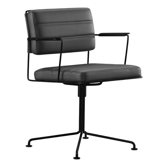 Time Chair in Black by Henrik Tengler for OneCollection For Sale