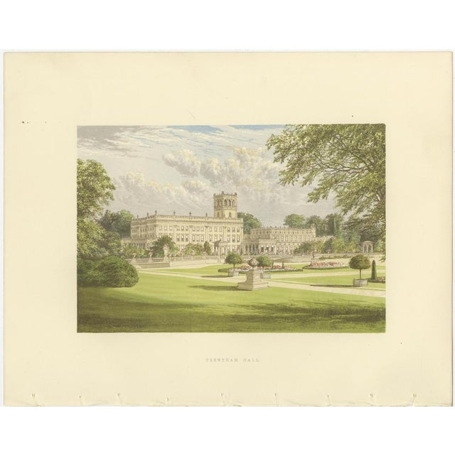 Victorian Country House Views, 1850, Set of 6 For Sale - Image 3 of 9