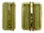 Curved, Ribbed Murano Glass and Brass Wall Sconces, 2000, Set of 2 For Sale
