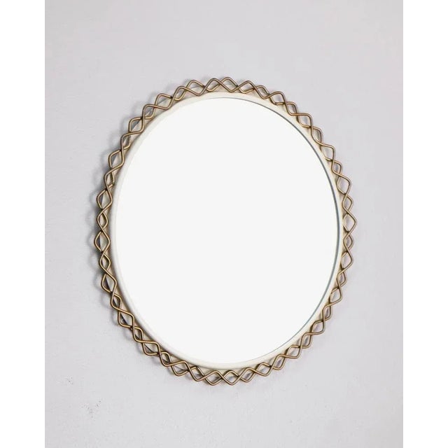 Mirror by Hans-Agne Jakobsson, Sweden, 1950s For Sale - Image 4 of 8
