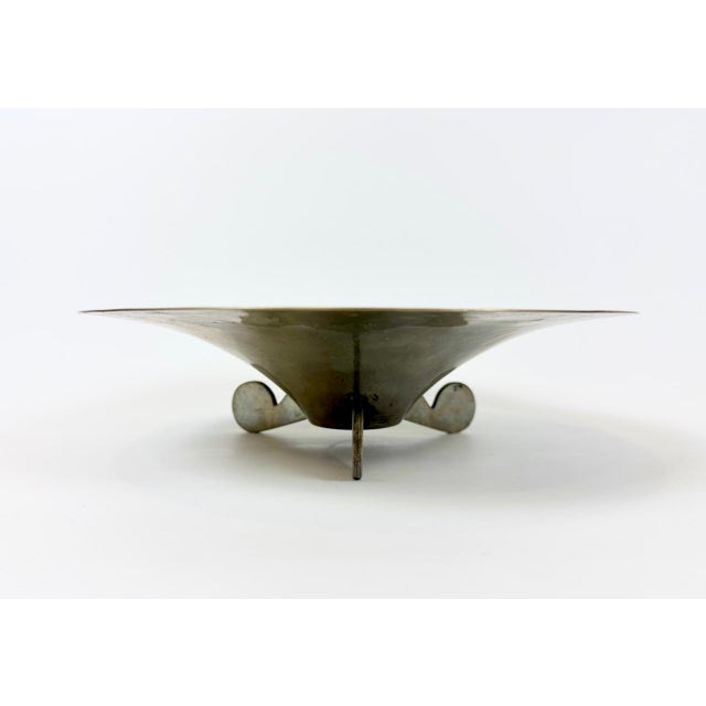 Vintage Bauhaus Silver-Plated Bowl, 1930s For Sale - Image 12 of 12