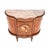 Metal Antique French Marble Top Painted Cabinet, 1920s For Sale - Image 7 of 15