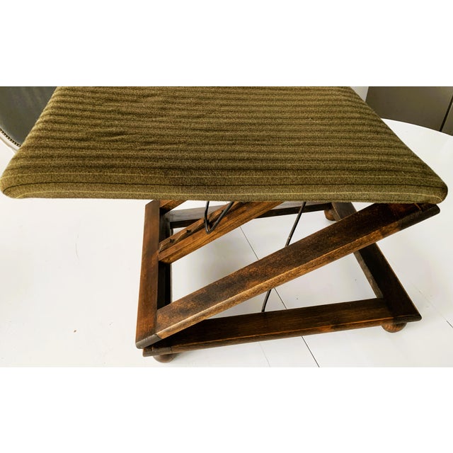 Vintage Adjustable Ottoman, 1940s For Sale - Image 4 of 18