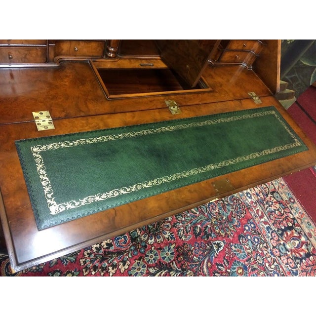 Vintage Secretary Desk, Double Bonnet Secretary Desk For Sale - Image 11 of 17