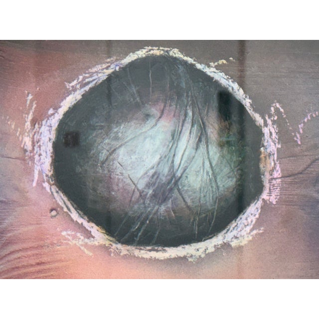 2000 - 2009 Circa 2002 Moises Ramos Mixed Media Abstract Painting For Sale - Image 5 of 12