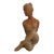 2001 Terracotta Sculpture On Wood Base Of A Ballerina Dancer Stamped AMR For Sale
