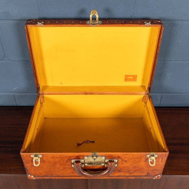 Antique French Leather Travelling Case from Louis Vuitton For Sale - Image 9 of 18