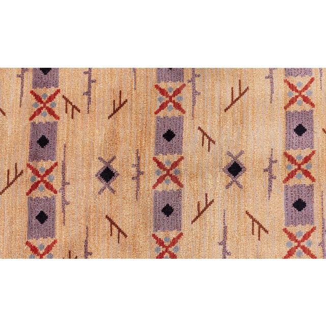 Textile Swedish Pile Rug For Sale - Image 7 of 8