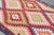 Vintage Turkish Kilim Rug - 118.5"x 67" For Sale - Image 9 of 11