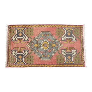 1950s Pale Orange Rug For Sale