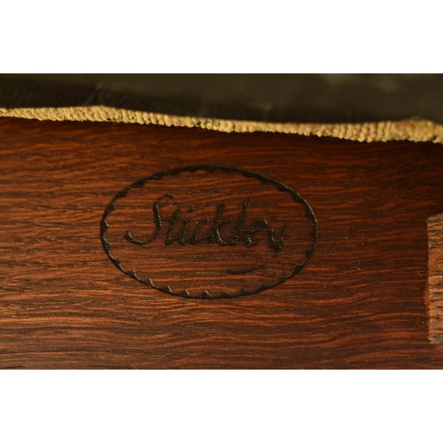 Stickley Mission Oak Arts & Crafts Spindle Settle Sofa For Sale - Image 12 of 14