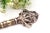 Vintage Key-Shaped Silver Corkscrew For Sale - Image 3 of 6