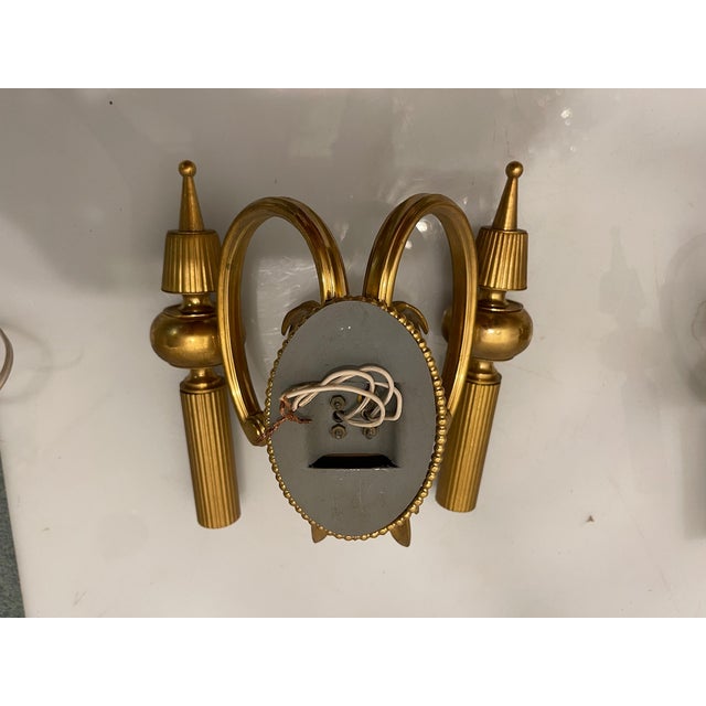 Gaetano Sciolari Italian Brass Sconces by Gaetano Sciolari, 1970s, Set of 2 For Sale - Image 4 of 8