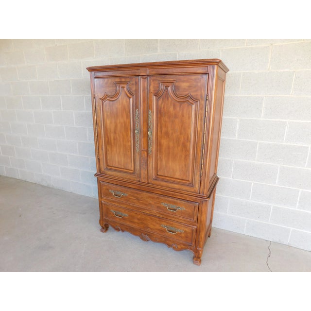 Drexel Heritage South of France Louis XV Style Wardrobe Chest