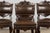 Set of eight French Louis XV dining chairs dating to the 19th century, sourced from Provence. Crafted from solid oak, the...