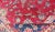 All-Over Floral Design Antique Indian Rug in Red and Blue Tones For Sale - Image 12 of 13