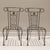 Vintage French Style Wrought Iron Garden Chairs With Sunburst Design, 2 Pieces For Sale In Chicago - Image 6 of 16